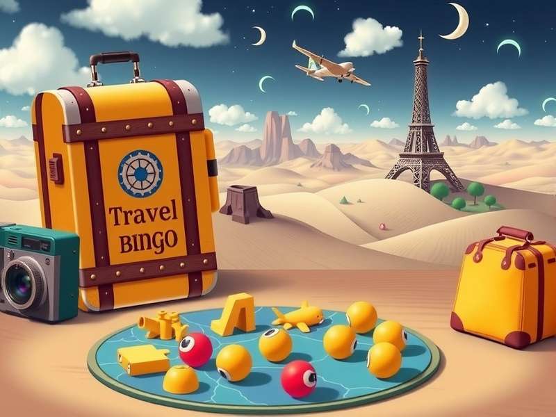 Kids playing travel bingo game in the car backseat