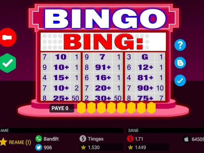 A professional bingo caller announcing numbers in a lively hall