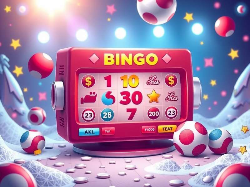 Digital Bingo caller app interface on tablet and mobile