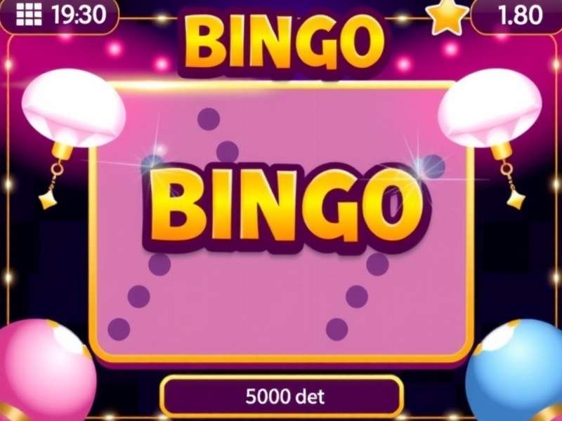 A vibrant online bingo game interface on multiple devices