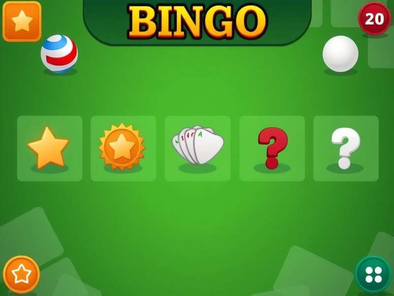 Collection of different bingo game boards and patterns examples