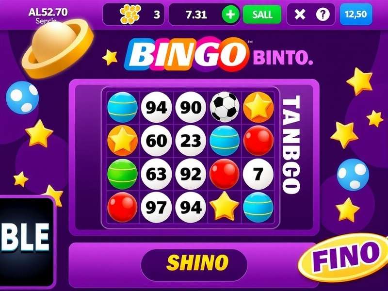 Yahoo Free Bingo Game Interface on a laptop