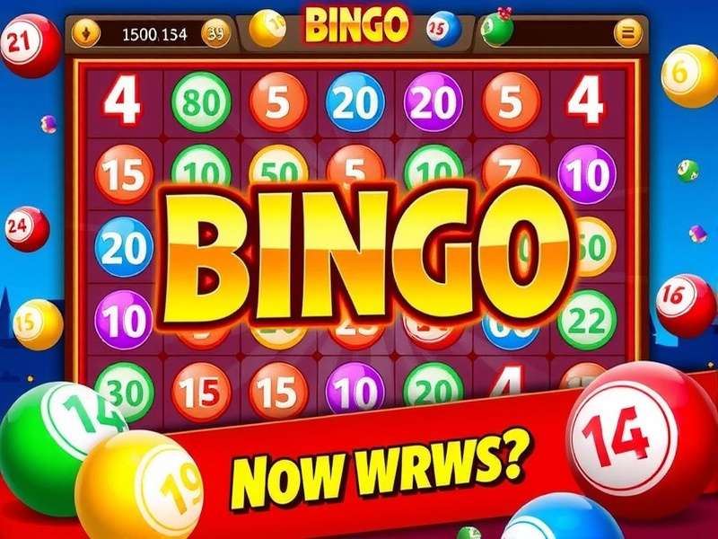 Vibrant Bingo Blitz game interface on a laptop and mobile screen