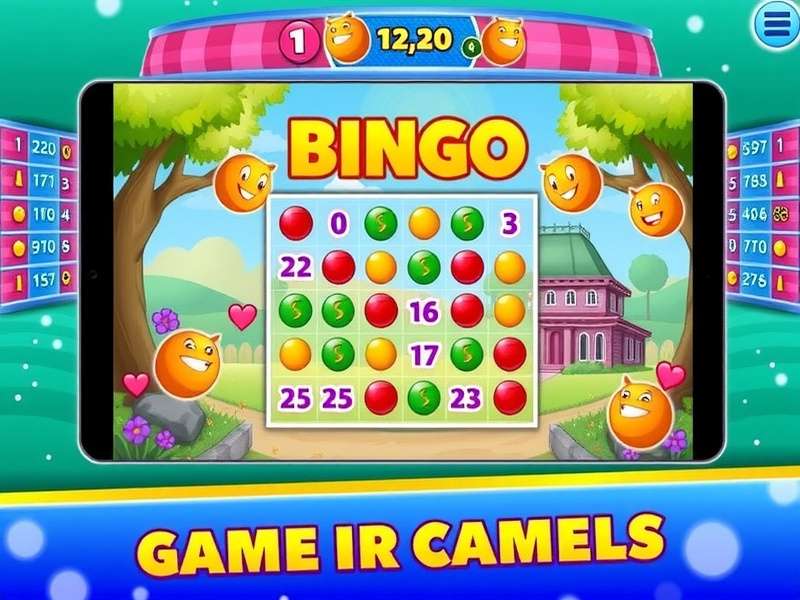 Group of friends playing Bingo together on their PCs, laughing and having fun