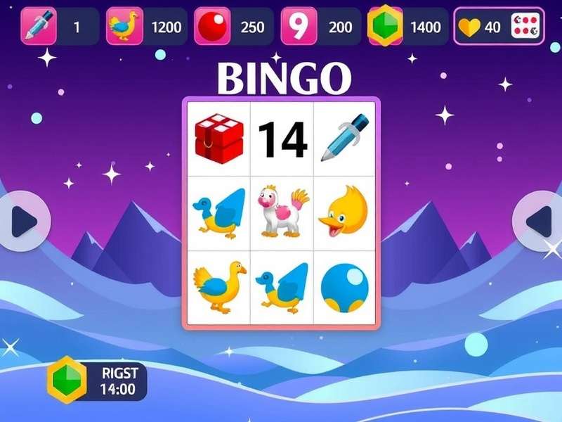 Collage of various digital bingo pattern images on screens