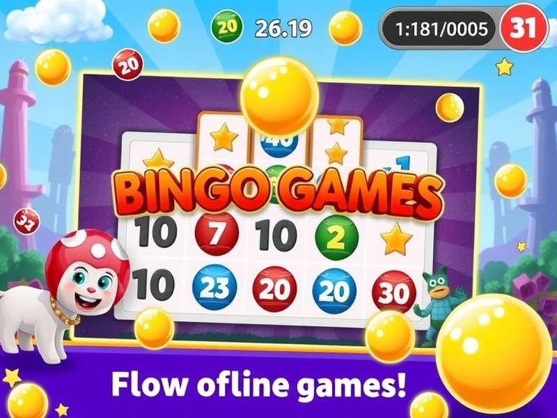 A person playing a vibrant Bingo game on a laptop in a cozy setting