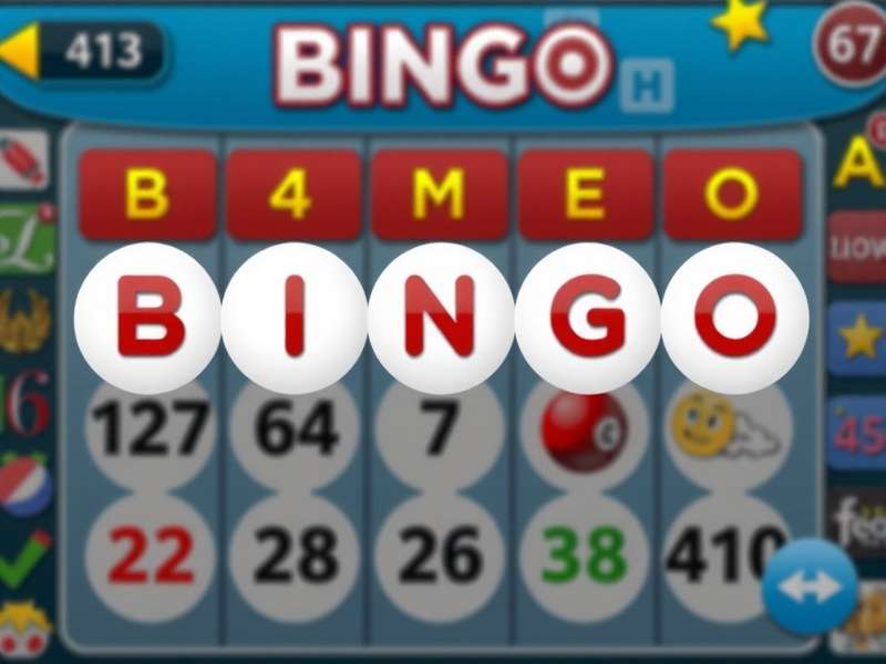 A group of people playing Bingo with a digital caller