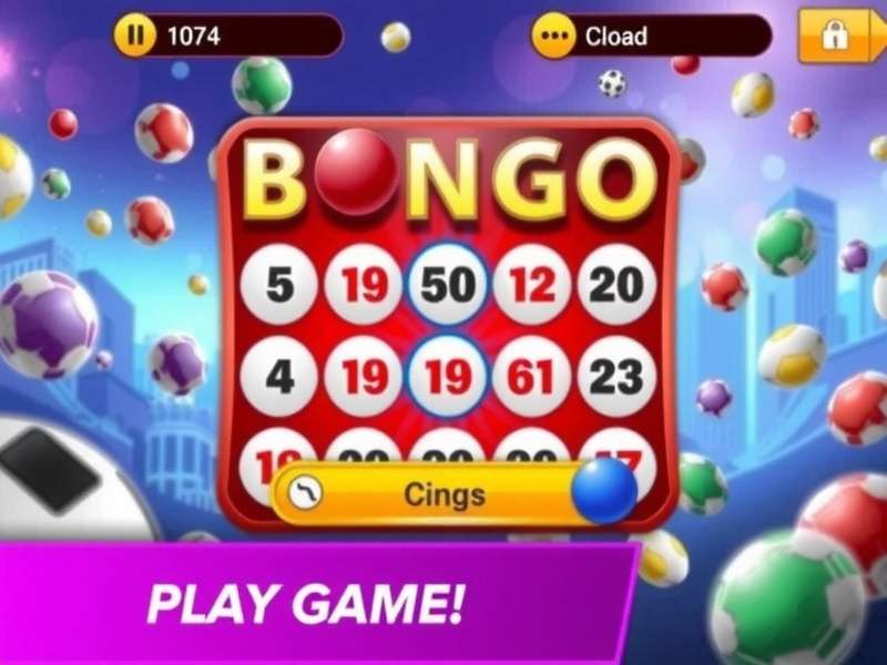 Group of diverse people playing Bingo game offline with cards and chips