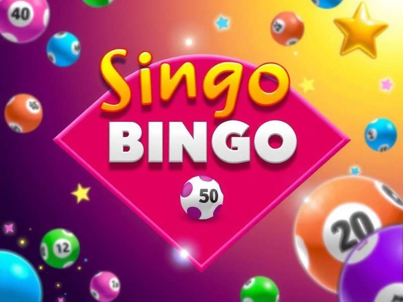 Colorful bingo balls and cards arranged on a table, representing the fun of Singo Bingo