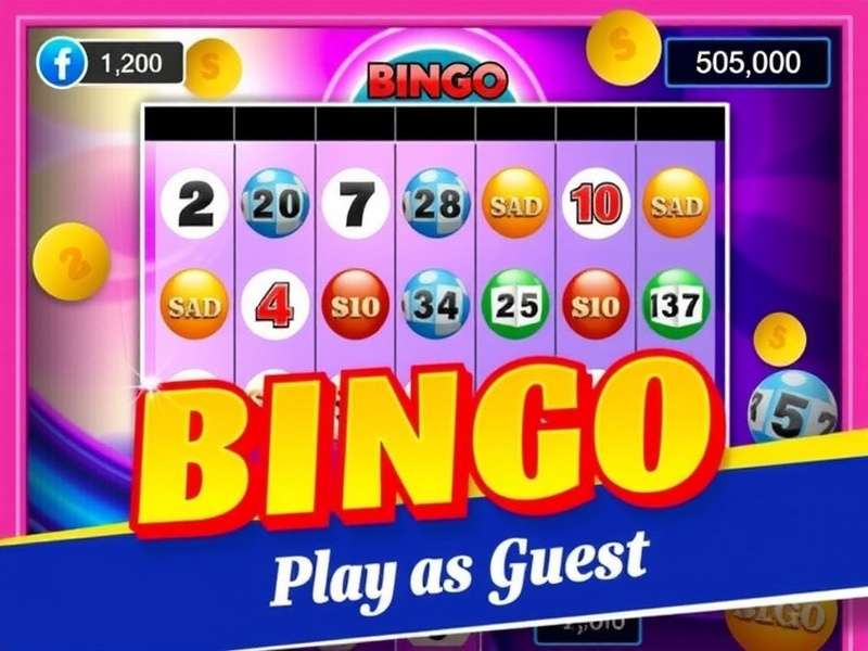 Free Online Bingo Game Play as Guest Interface
