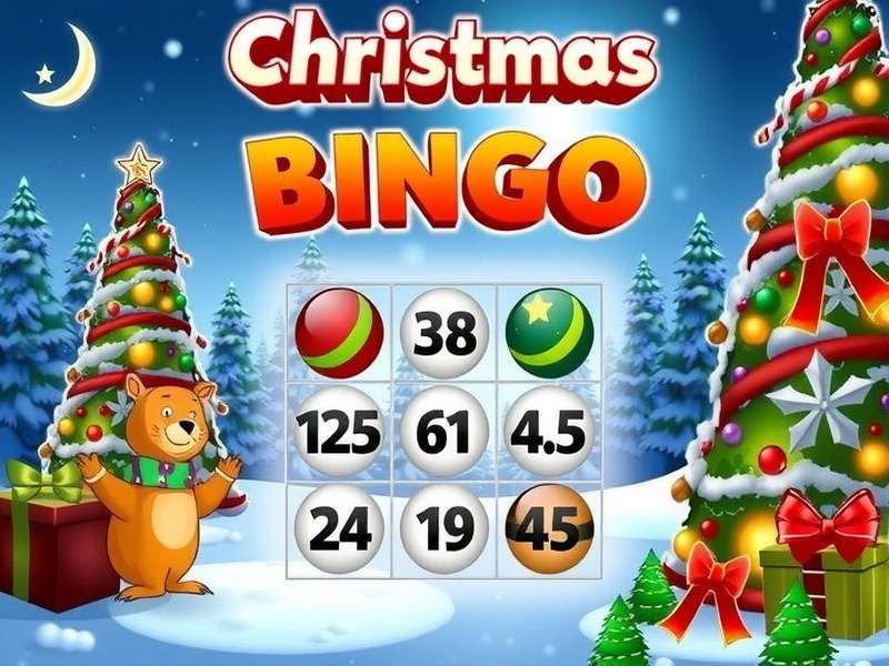 Christmas Bingo Game Free – festive bingo cards with holiday decorations