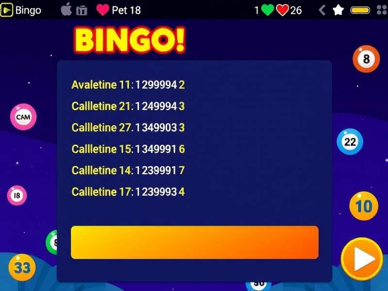 Bingo game patterns guide featuring Straight Line, Four Corners, X-Pattern and Blackout